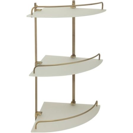 Стеклянная полка Veragio Gifortes VR.GFT-9033.BR угловая Бронза, артикул VR.GFT-9033.BR