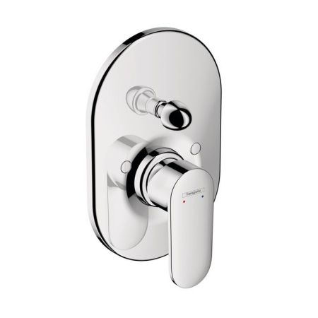 HG Vernis Blend Встраиваемый смеситель для ванны с переключателем (внешняя часть), цвет: хром, артикул 71449000