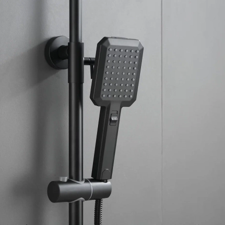 Душевая система Shevanik S8836H, черный, артикул S8836H