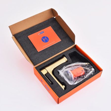 Смеситель для раковины Prohanss P35.10.03, золотой сатин