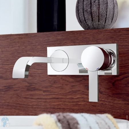 Внешняя часть смесителя для раковины GROHE Allure (2 отверстия), хром (19309000)