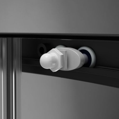 W88G-205-090BT64 X-Joy Twin Slide, Душевое ограждение без поддона, 90x90, профиль черный