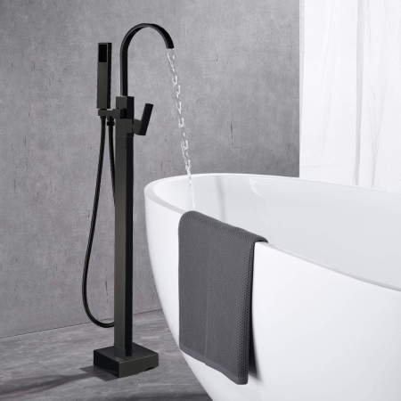 Смеситель RESIA Вlack для отдельностоящей ванны BOCH MANN BM9191