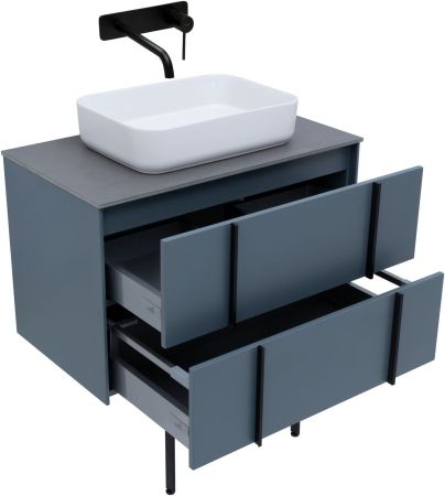 Тумба под раковину Allen Brau Reality 80 1.32005.BGM синий матовый, артикул 1.32005.BGM