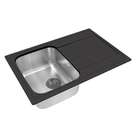 Кухонная мойка Dr. Gans ДУЭТ 26.120.B0760.411, графит, артикул 26.120.B0760.411