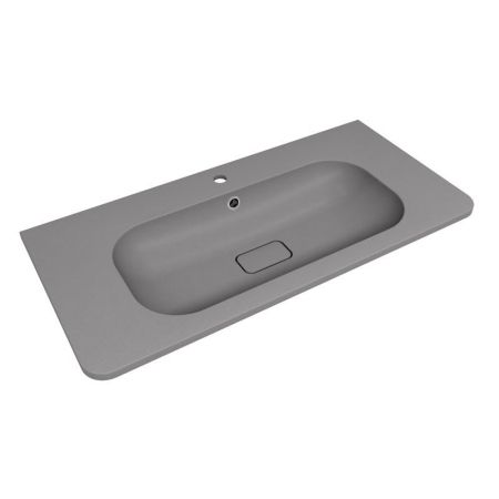 Раковина Florentina Нева 100 см 10.250.01000.307, серый шёлк, артикул 10.250.01000.307