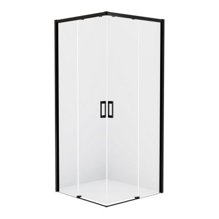 Душевое ограждение NEW TRENDY PRIME BLACK 110x70x200 D-0318A/D-0351A (черный), артикул D-0318A/D-0351A