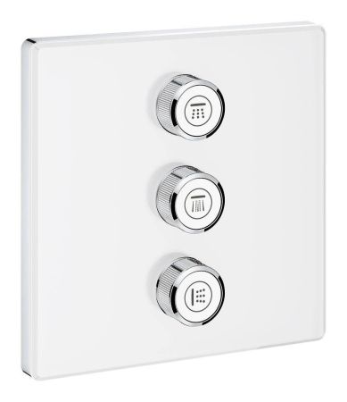 Панель накладная GROHE GROHTHERM SMART CONTROL 29158LS0 (хром/белый), шт