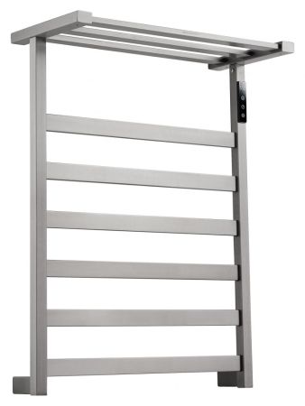 Полотенцесушитель электрический WONZON & WOGHAND FRANKFURT, Брашированный никель (WW-A1026-BR), артикул WW-A1026-BR