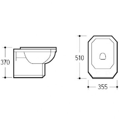 Подвесное биде Vogue, артикул 945