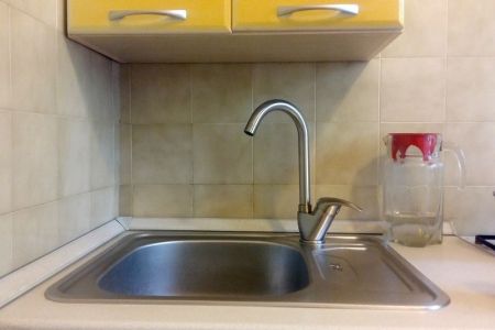 Смеситель для кухни, OMOIKIRI, Umi, тип открывания воды-однорычажный, тип регулирования воды-керамический картридж, монтаж-на раковину/столешницу, отверстия для монтажа-1, высота, мм-310, вынос излива, мм-146, тип излива-поворотный, тип подводки-гибкая, с, артикул 4994116