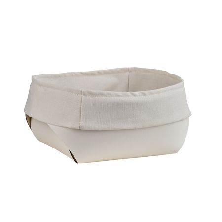 ADJ Корзина для хлеба, 15x15xH7 см., цвет: белый/панна котта, артикул 0039.10/16