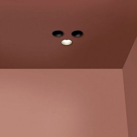 Antonio Lupi Zenit Встраиваемый верхний душ, Ø 8см, цвет: черный