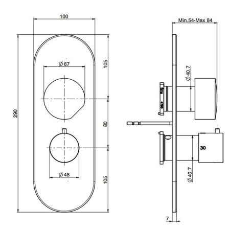 FIMA|Carlo Frattini SO Ручка для смесителя, цвет хром