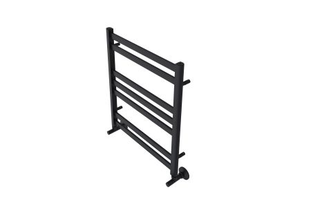 Полотенцесушитель водяной Aquatek (Акватек) Сириус П7 500х600 мм, черный муар, подключение нижнее/диагональное, сверхпрочная пищевая нержавеющая сталь AISI 304L, гарантия 10 лет