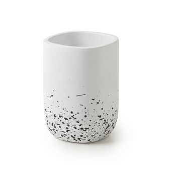 Gedy Layla, настольный стакан, цвет белый матовый