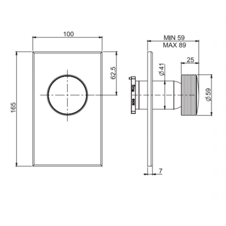 Fima Carlo Frattini Texture Collection Смеситель для душа, встраиваемый, цвет: хром, артикул F5609X1HCR
