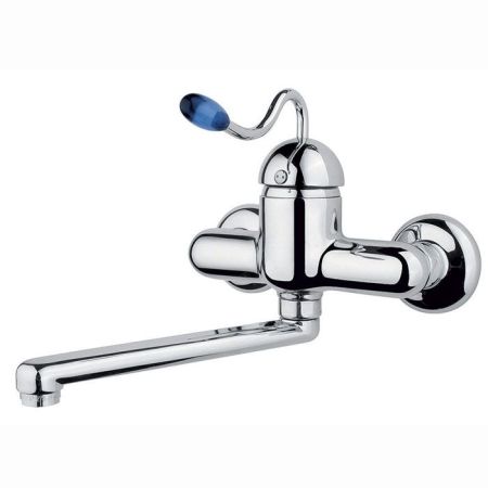 Nicolazzi Signal Смеситель для раковины настенный на 2 отверствия, излив: 255 мм,, цвет: хром, артикул 3404CR20