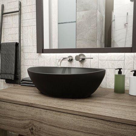 Раковина чаша Maretti EN13NS87-560, черная, артикул EN13NS87-560