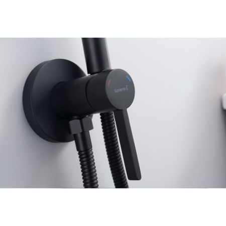 Гигиенический душ со смесителем Splenka S221.52.06, черный