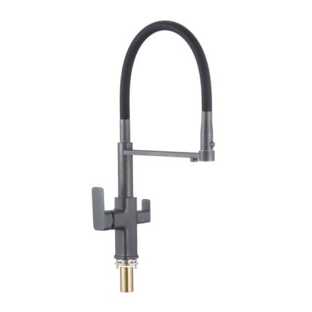 Смеситель для кухни с подключением к фильтру Savol S-L1809Q-01, графит, артикул S-L1809Q-01