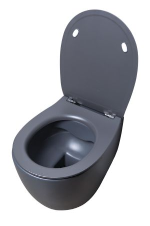 Крышка-сиденье для унитаза Allen Brau Fantasy Smartfix, Soft-Close 4.11005.AN антрацит, артикул 4.11005.AN