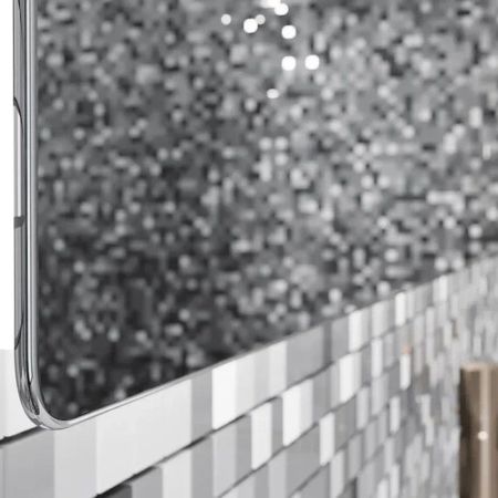 SALINI Зеркало для ванны OMBRA с LED подсветкой 1800х700х25 мм, влагостойкое AGC Сrystalvision, сенс выкл, крепления,обогрев, антизапот, артикул 27M021870BH