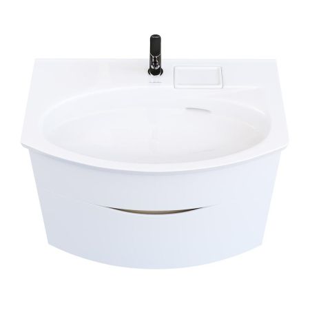 Тумба RIVA 80 см, белая матовая, артикул RV.80\WHT.M