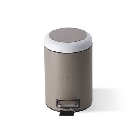 Decor Walther Brownie Ведро с педалью, Искусственная кожа темно-серого цвета, артикул 0939549