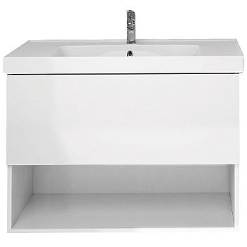 PERFECTO Тумба 60 см подвес. 1 ящ., push-to-open, белый глянец