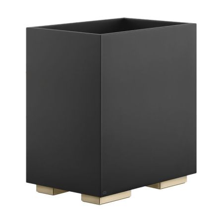 GESSI  INVERSO ACCESSORIES Корзина для мусора черная, цвет: Brass Brushed PVD, артикул 20991#727