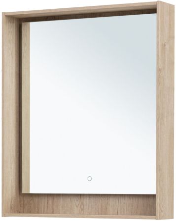 Зеркало Aquanet Милан 70 дуб светлый