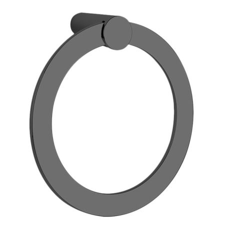 Gessi Cono Полотенцедержатель-кольцо, цвет: Black Metal Brushed PVD, артикул 45509#707