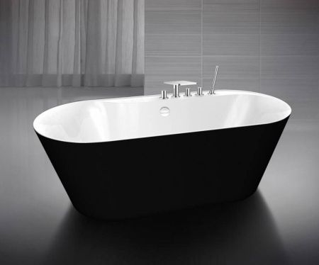 Смеситель на борт ванны Cezares Cascado F-BVD5-01 Хром