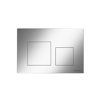 Кнопка смыва Баланс (Balance), клавиши Квадрат (Square), цвет хром матовый, арт. CN12-002M