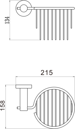 Держатель для освежителя воздуха Savol S-005633C, матовое золото, артикул S-005633C