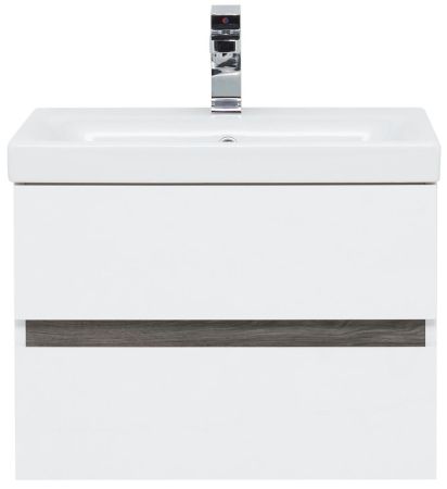 Мебель для ванной Aquanet Беркли 60 белый/дуб рошелье (зеркало белое), артикул 00258905