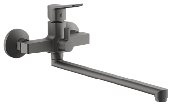 Смеситель для ванны BELZ B22715-3, оружейная сталь