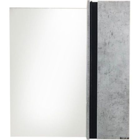 Зеркало со шкафом Comforty Эдинбург 75 4149063 Бетон светлый, артикул 4149063