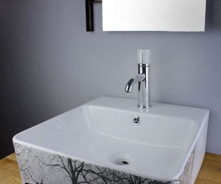 Смеситель для раковины Bronze de Luxe FOCUS 24601CM, хром, артикул 24601CM