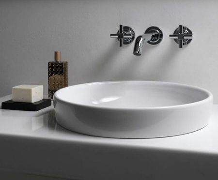 W.Jewels раковина-чаша, круглая 40 см, цвет белый, артикул 4334B003-1361