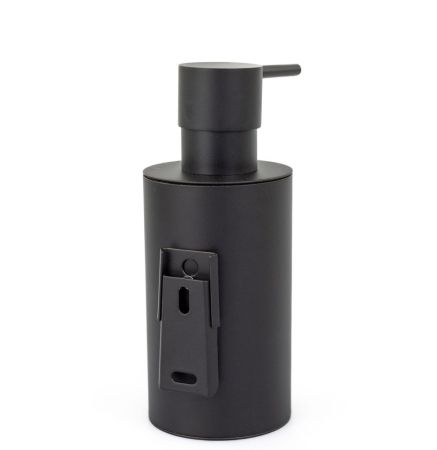 Stil Haus Hashi, настенный металлический дозатор, цвет чёрный матовый, артикул HS30M(23)