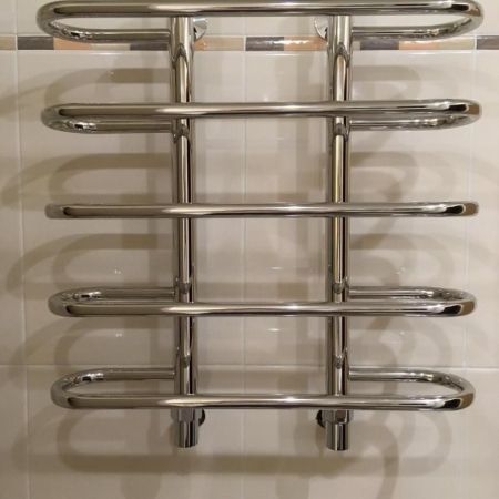 Водяной полотенцесушитель Ника Mix Вираж 80x60 Хром, артикул ВИРАЖ 80x60