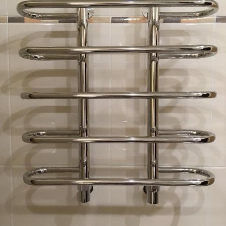 Водяной полотенцесушитель Ника Mix Вираж 60x50 Хром, артикул ВИРАЖ 60x50