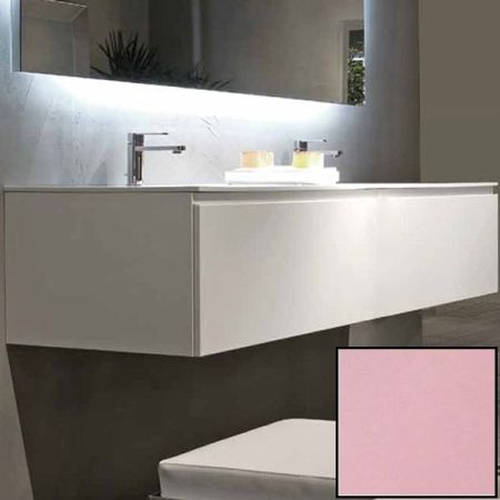 Тумба с раковиной SanVit Флай 60 kfly2060 в цвете Ral подвесная Розовый глянец, артикул kfly2060