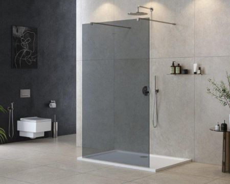 Душевая перегородка CEZARES LIBERTA-L-2 Кронштейн 120 см, артикул LIBERTA-L-2-120-120-C-NERO