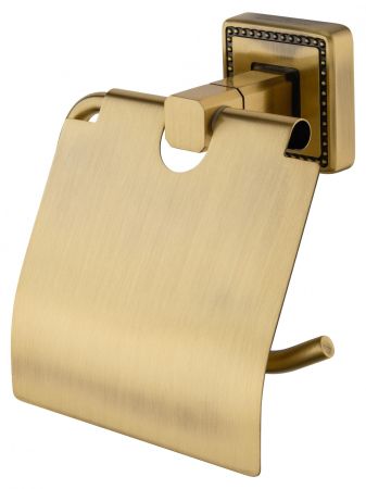 Держатель для туалетной бумаги с крышкой WONZON & WOGHAND ROMA, Бронза (WW-7226), артикул WW-7226