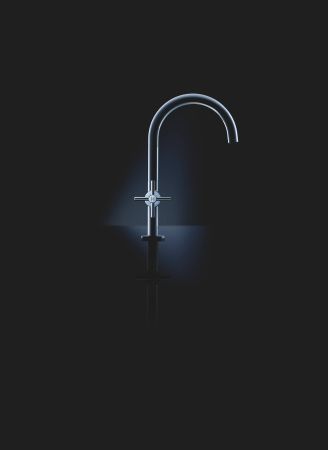 Смеситель GROHE Atrio New двухвентильный для раковины на 1 отверстие, хром (21019003)