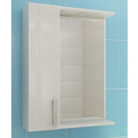 Зеркало со шкафом Vigo Atlantic 1-550 L с подсветкой Белое