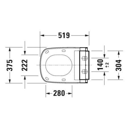 Duravit SensoWash  Classic Сиденье для унитаза-биде DuraStyle, цвет белый, артикул 613200012004300
